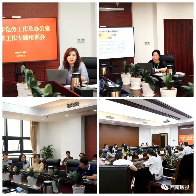 多舉措夯實業(yè)務(wù)基礎(chǔ)，高質(zhì)量助推能力提升—西南醫(yī)投集團舉辦黨建及辦公系統(tǒng)實務(wù)操作專題培訓(xùn)會